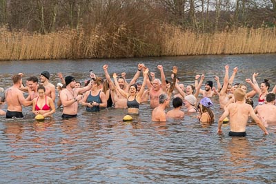 Nieuwjaarsduik Gaasperplas