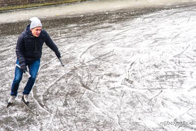 schaatsen op de prinsengracht