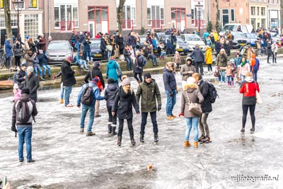 schaatsen op de prinsengracht